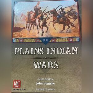GMT Games Plains Indian Wars Board Game 2021 John Poniske 1-4 Players Solitaire